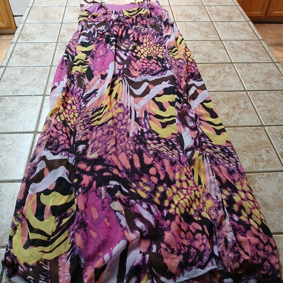 #0247 Womens Faded Glory Summer Maxi Dress Size Medium (8-10) 100%Polyester - Picture 14 of 16